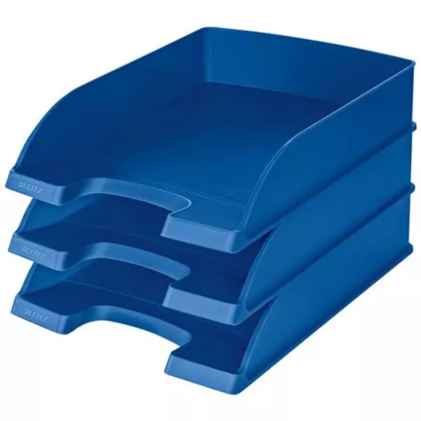 Irattálca, műanyag, LEITZ "Plus", kék - 3