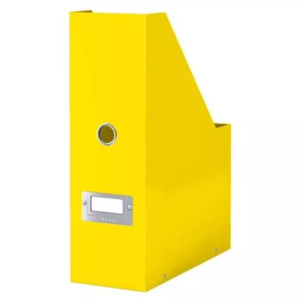 Iratpapucs, PP/karton, 95 mm, LEITZ "Click&Store", sárga - 4