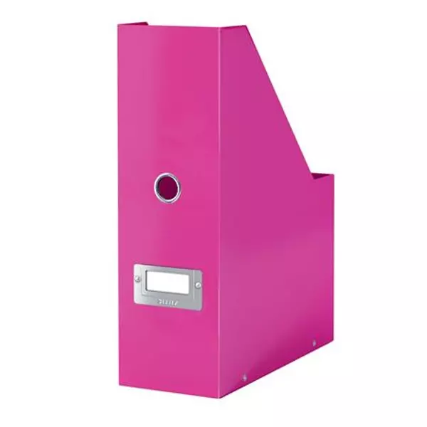 Iratpapucs, PP/karton, 95 mm, LEITZ "Click&Store", rózsaszín - 4
