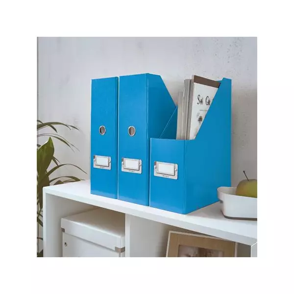 Iratpapucs, PP/karton, 95 mm, LEITZ "Click&Store", kék - 3