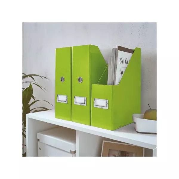 Iratpapucs, PP/karton, 95 mm, LEITZ "Click&Store", zöld - 3