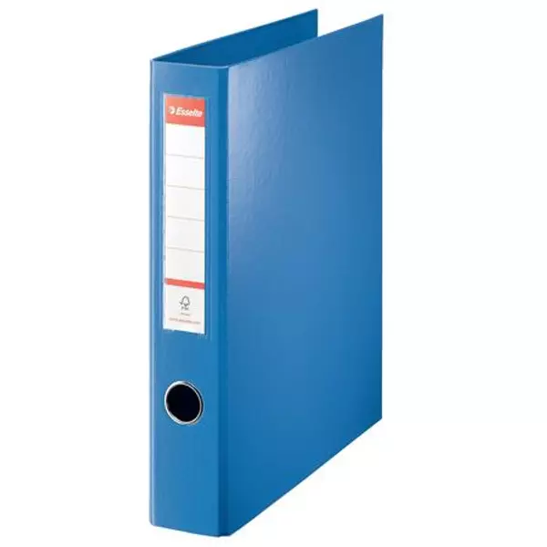 Gyűrűs könyv, 4 gyűrű, D alakú, 60 mm, A4 maxi, PP, ESSELTE "Jumbo Vivida", kék - 2