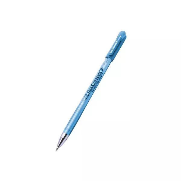 Zseléstoll, 0,25 mm, kupakos, törölhető, FLEXOFFICE "FlexCorrect", kék - 2