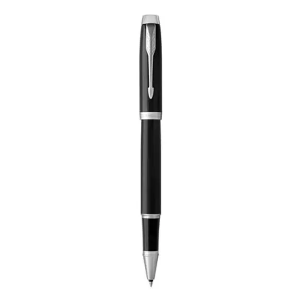 Rollertoll, 0,5 mm, ezüst színű klip, fekete tolltest, PARKER "IM Royal", fekete - 2