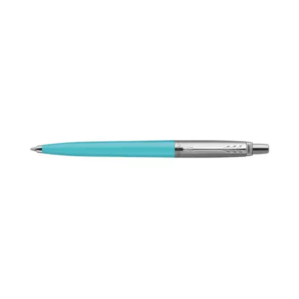 Golyóstoll szett, 0,7 mm, ezüst színű klip, piros és kék tolltest, PARKER "Jotter Glam Rock", kék - 2
