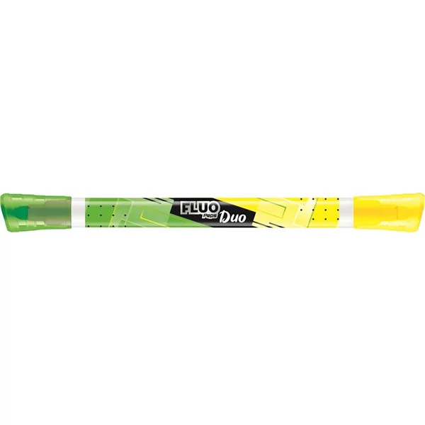 Szövegkiemelő készlet, 1-5 mm, kétvégű, MAPED "Fluo Peps Duo", vegyes színek - 4