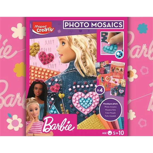 Mozaikos képkészítő készlet, MAPED CREATIV "Barbie" - 4