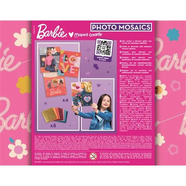 Mozaikos képkészítő készlet, MAPED CREATIV "Barbie" - 5