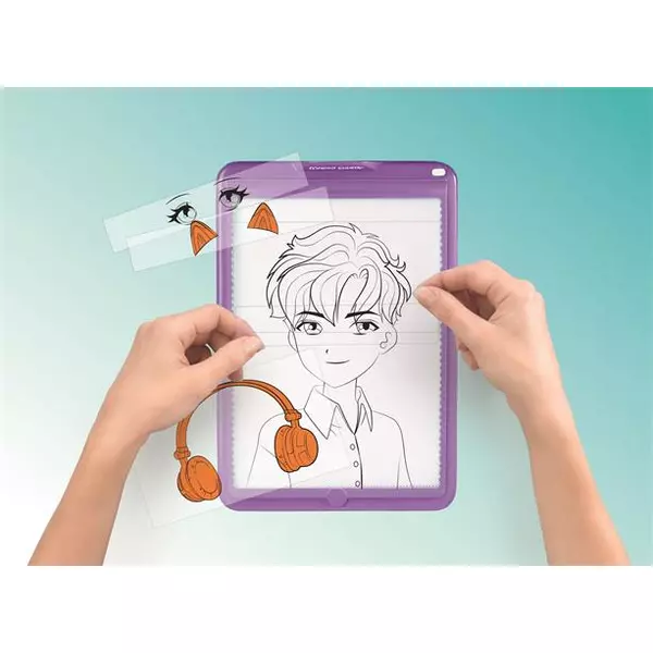 Kreatív készségfejlesztő rajzkészlet, MAPED CREATIV "Avatar Tablet Manga" - 4