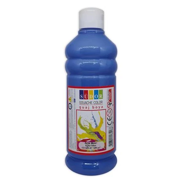 Tempera, 500 ml, Südor, világoskék