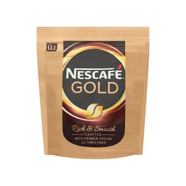 Instant kávé, 50 g, utántöltő, NESCAFÉ "Gold"