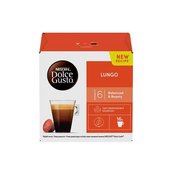 Kávékapszula, 16 db,  NESCAFÉ DOLCE GUSTO "Caffé Lungo" - 2