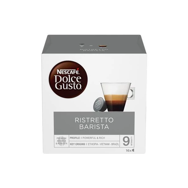 Kávékapszula, 16 db,  NESCAFÉ DOLCE GUSTO "Ristretto Barista"