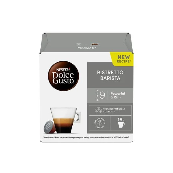 Kávékapszula, 16 db,  NESCAFÉ DOLCE GUSTO "Ristretto Barista" - 2