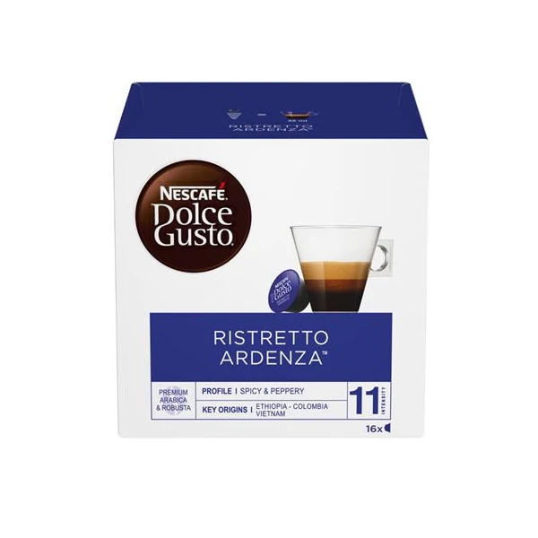 Kávékapszula, 16 db,  NESCAFÉ DOLCE GUSTO "Ristretto Ardenza"