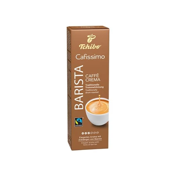 Kávékapszula, 10 db, TCHIBO "Cafissimo Caffé Crema Barista"