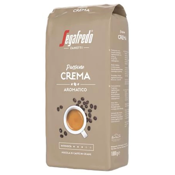 Kávé, pörkölt, szemes, 1000 g,  SEGAFREDO "Passione Crema"