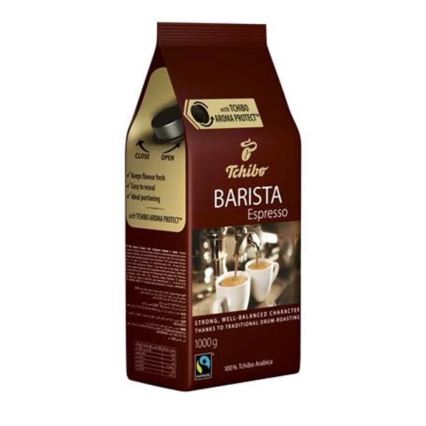 Kávé, pörkölt, szemes, 1000 g, TCHIBO "Barista Espresso" - 3