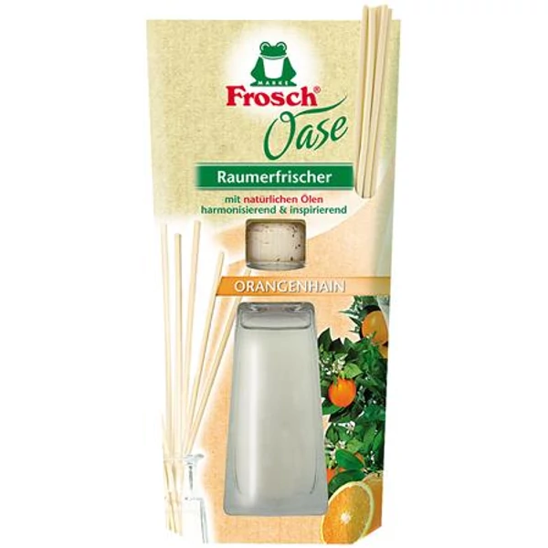 Légfrissítő, 90 ml, FROSCH "Oase", narancs