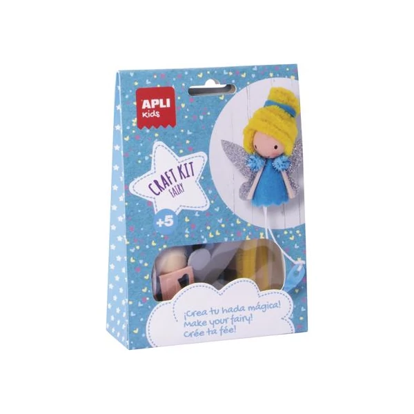 Bábukészítő készlet, APLI Kids "Craft Kit", tündér