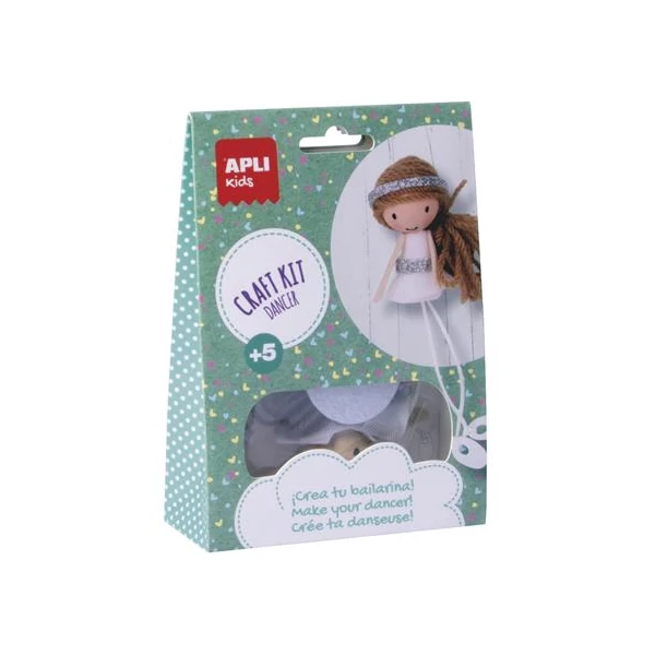 Bábukészítő készlet, APLI Kids "Craft Kit", balerina