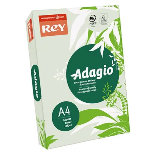 Másolópapír, színes, A4, 80 g, REY "Adagio", pasztell zöld - 2