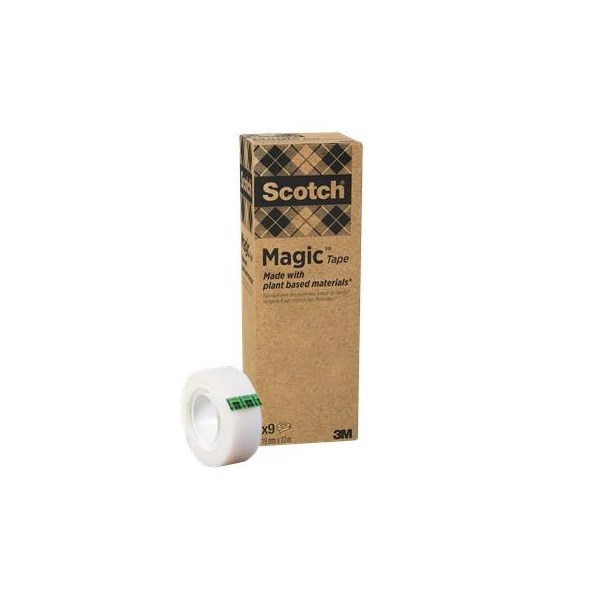 Ragasztószalag, 19 mm x 33 m, környezetbarát, 3M "Scotch® Magic™", áttetsző