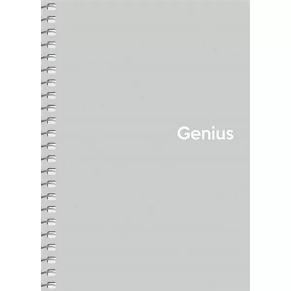Spirálfüzet, A6, kockás, 80 lap, PP borító, SHKOLYARYK "Genius Pastel", vegyes - 4