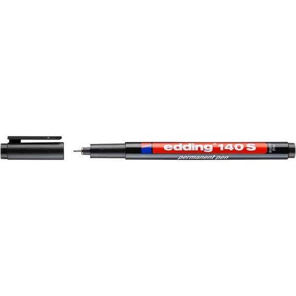 Alkoholos marker, OHP, 0,3 mm, EDDING "140 S", fekete - 2