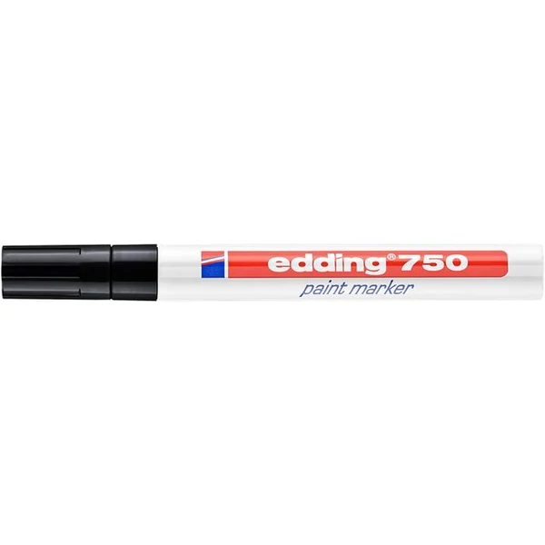 Lakkmarker, 2-4 mm, EDDING "750", fekete