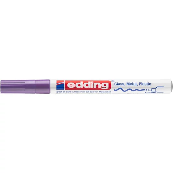 Lakkmarker, 1-2 mm, EDDING "751", lila