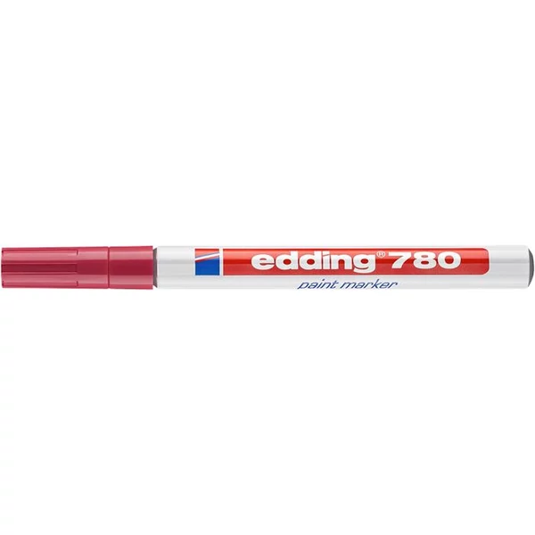 Lakkmarker, 0,8 mm, EDDING "780", piros