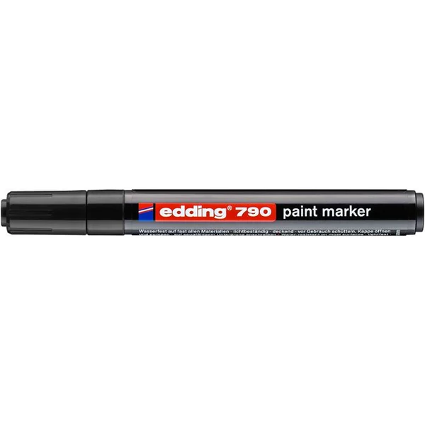 Lakkmarker, 2-3 mm, EDDING "790", fekete