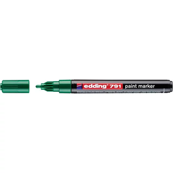 Lakkmarker, 1-2 mm, EDDING "791", zöld - 2