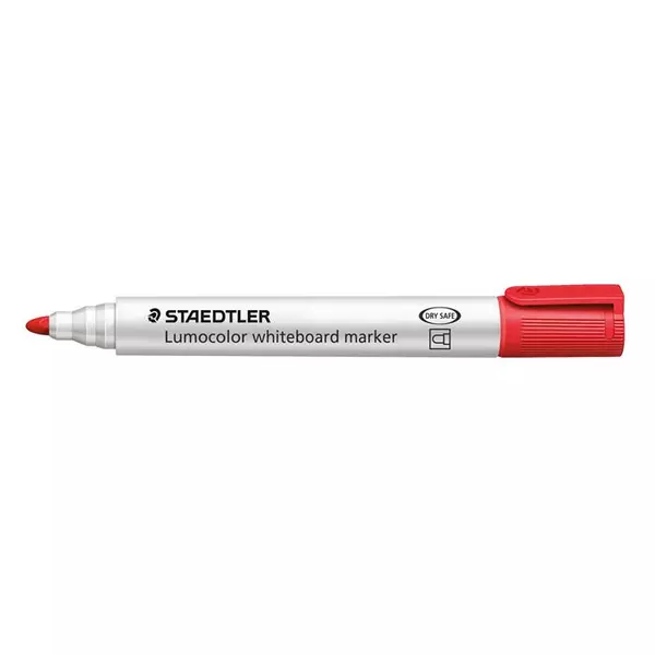 Táblamarker, 2 mm, kúpos, STAEDTLER "Lumocolor® 351", piros - 2