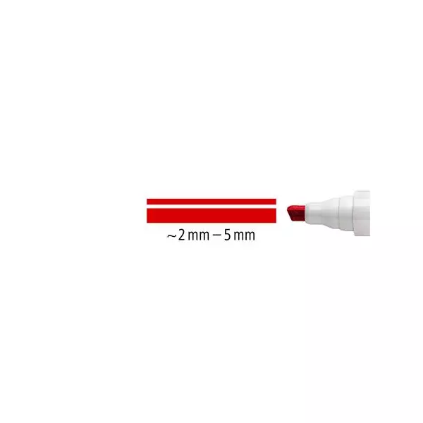 Táblamarker, 2-5 mm, vágott, STAEDTLER "Lumocolor® 351 B", piros - 3