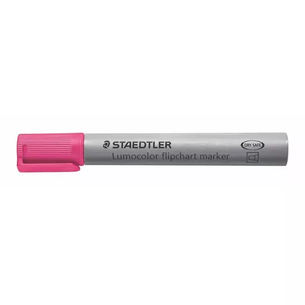 Flipchart marker, 2 mm, kúpos, STAEDTLER "Lumocolor 356", rózsaszín