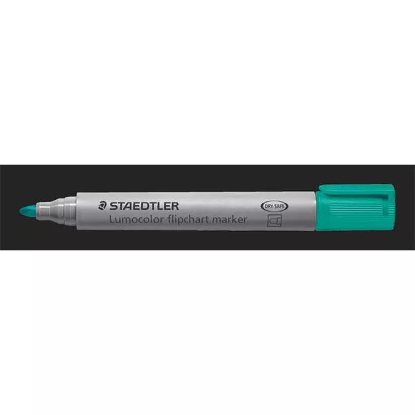 Flipchart marker, 2 mm, kúpos, STAEDTLER "Lumocolor 356", türkiz - 2