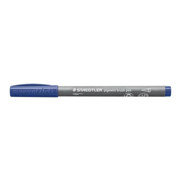 Ecsetirón készlet, STAEDTLER "Pigment brush 371", 12 különböző természeti szín - 5