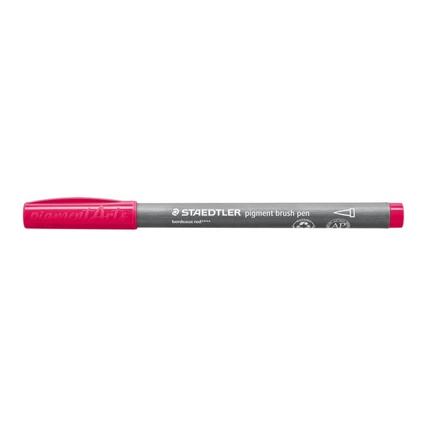 Ecsetirón készlet, STAEDTLER "Pigment brush 371", 12 különböző természeti szín - 6