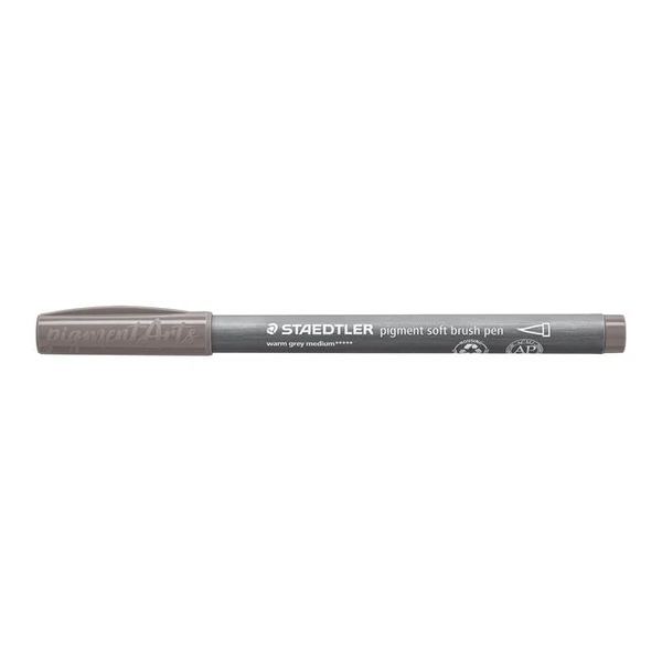 Ecsetirón készlet, STAEDTLER "Pigment 372", 6 különböző fekete és szürke árnyalat - 4