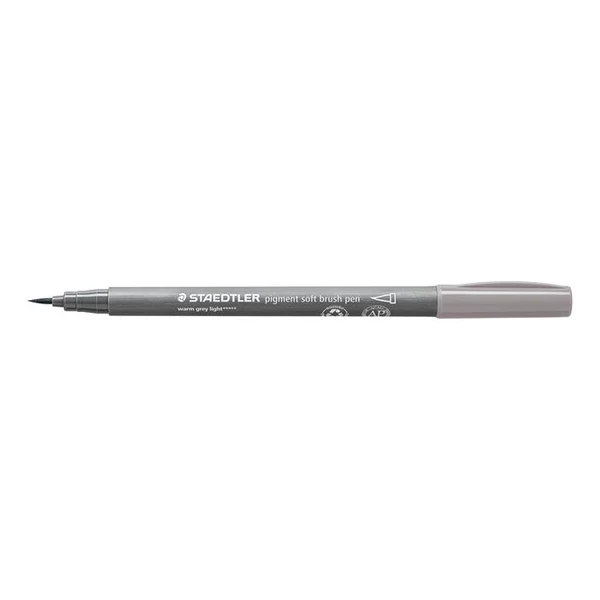 Ecsetirón készlet, STAEDTLER "Pigment 372", 6 különböző fekete és szürke árnyalat - 5