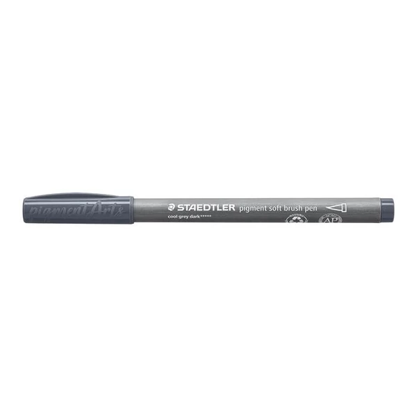 Ecsetirón készlet, STAEDTLER "Pigment 372", 6 különböző fekete és szürke árnyalat - 7