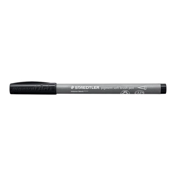 Ecsetirón készlet, STAEDTLER "Pigment 372", 6 különböző fekete és szürke árnyalat - 8