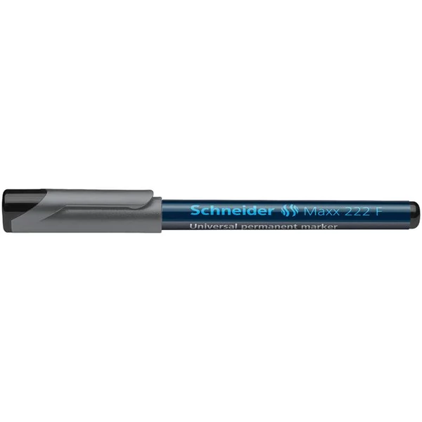 Alkoholos marker, OHP, 0,7 mm, SCHNEIDER "Maxx 222 F", fekete - 3