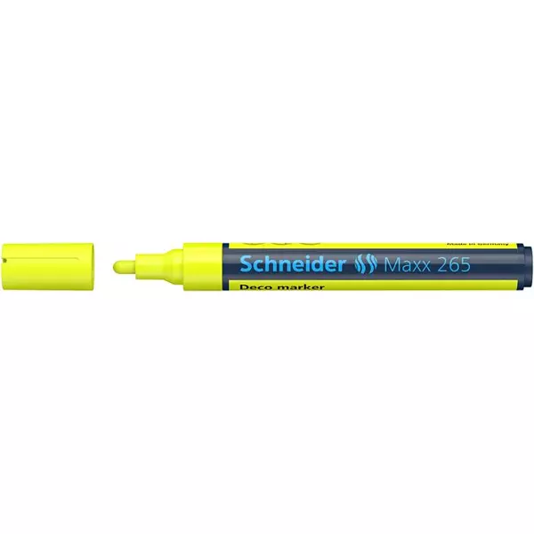 Krétamarker, 2-3 mm, SCHNEIDER "Maxx 265", sárga - 2
