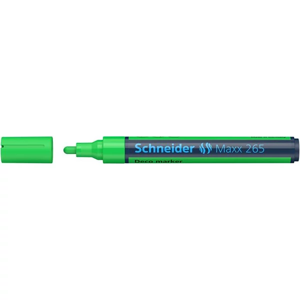 Krétamarker, 2-3 mm, SCHNEIDER "Maxx 265", világos zöld - 2