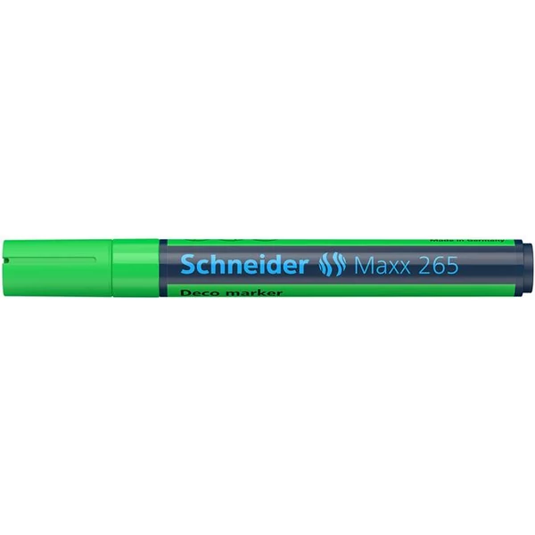 Krétamarker, 2-3 mm, SCHNEIDER "Maxx 265", világos zöld - 3