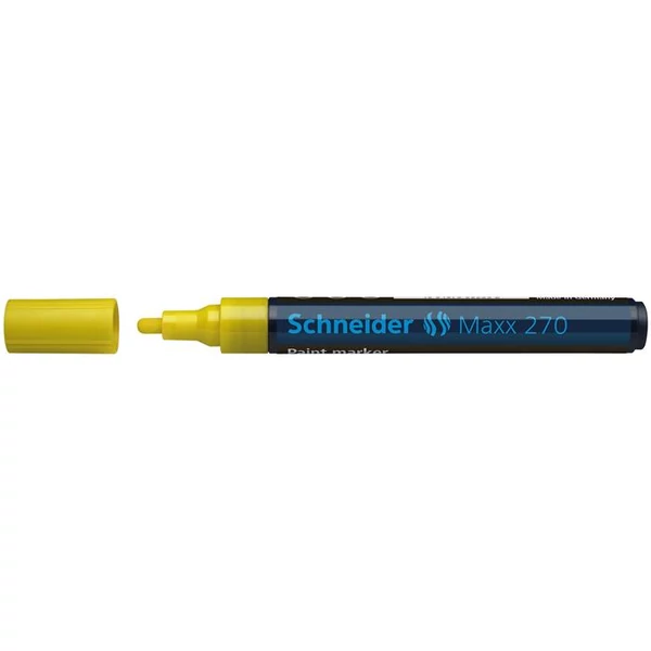 Lakkmarker, 1-3 mm, SCHNEIDER "Maxx 270", sárga - 2