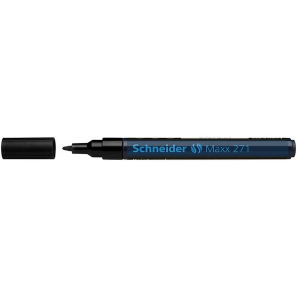 Lakkmarker, 1-2 mm, SCHNEIDER "Maxx 271", fekete - 2